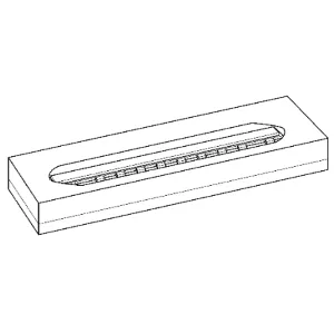 这是一个用于条形码阅读器应用的64 µm x 5.25 µm CCD线性图像传感器。